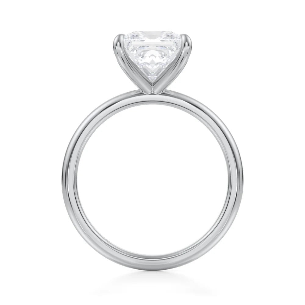 Princess Solitaire Ring 4-Prong