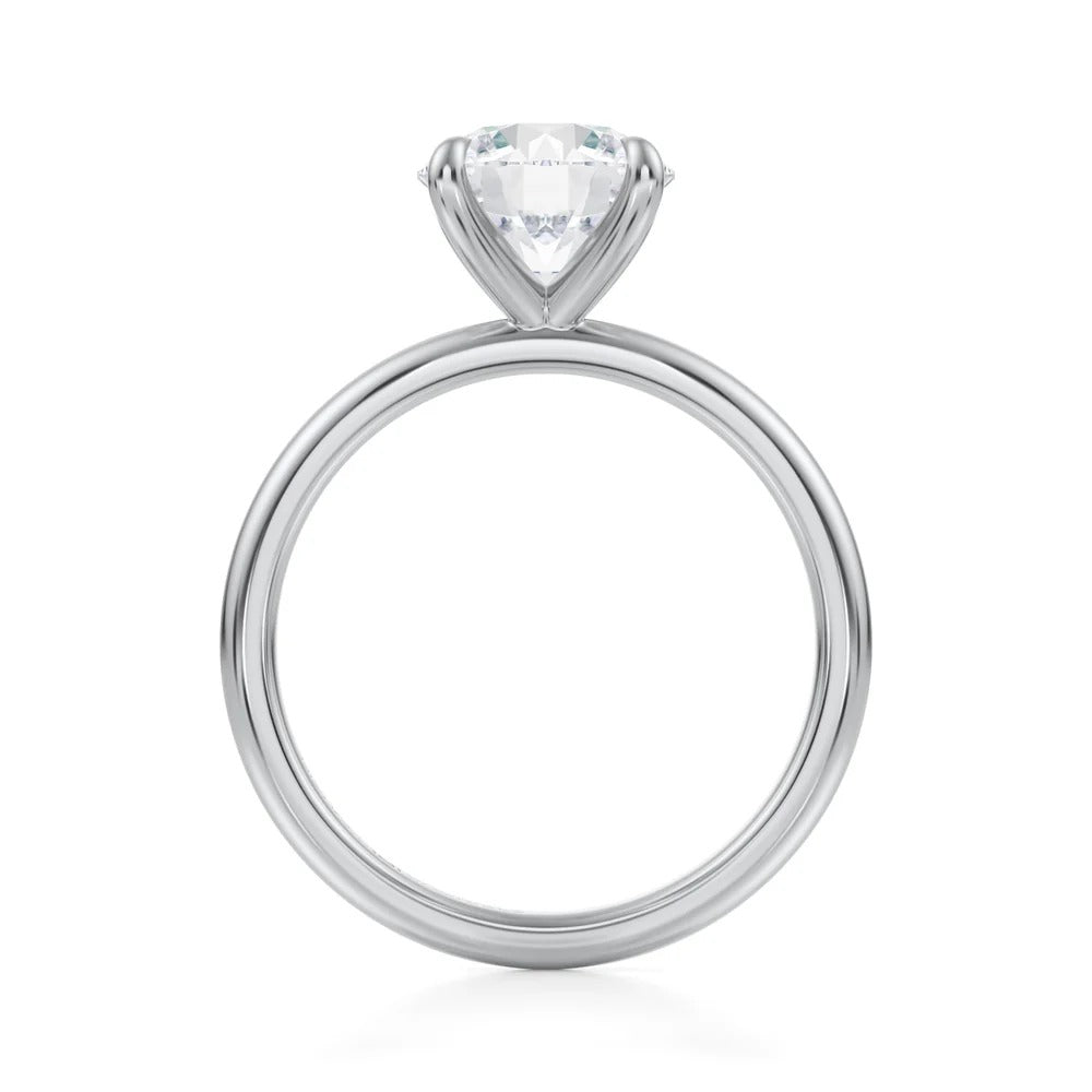 Round Solitaire Ring 4-Prong