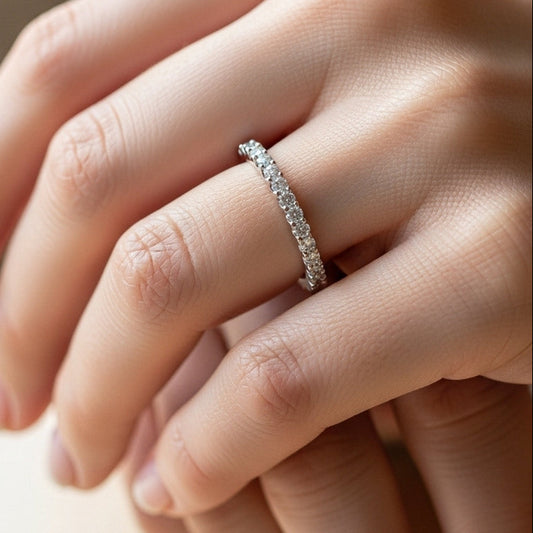 Wedding Band Pave