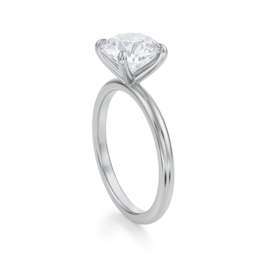 Round Solitaire Ring 4-Prong